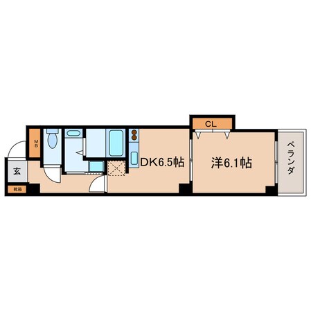 大津京駅 徒歩12分 3階の物件間取画像